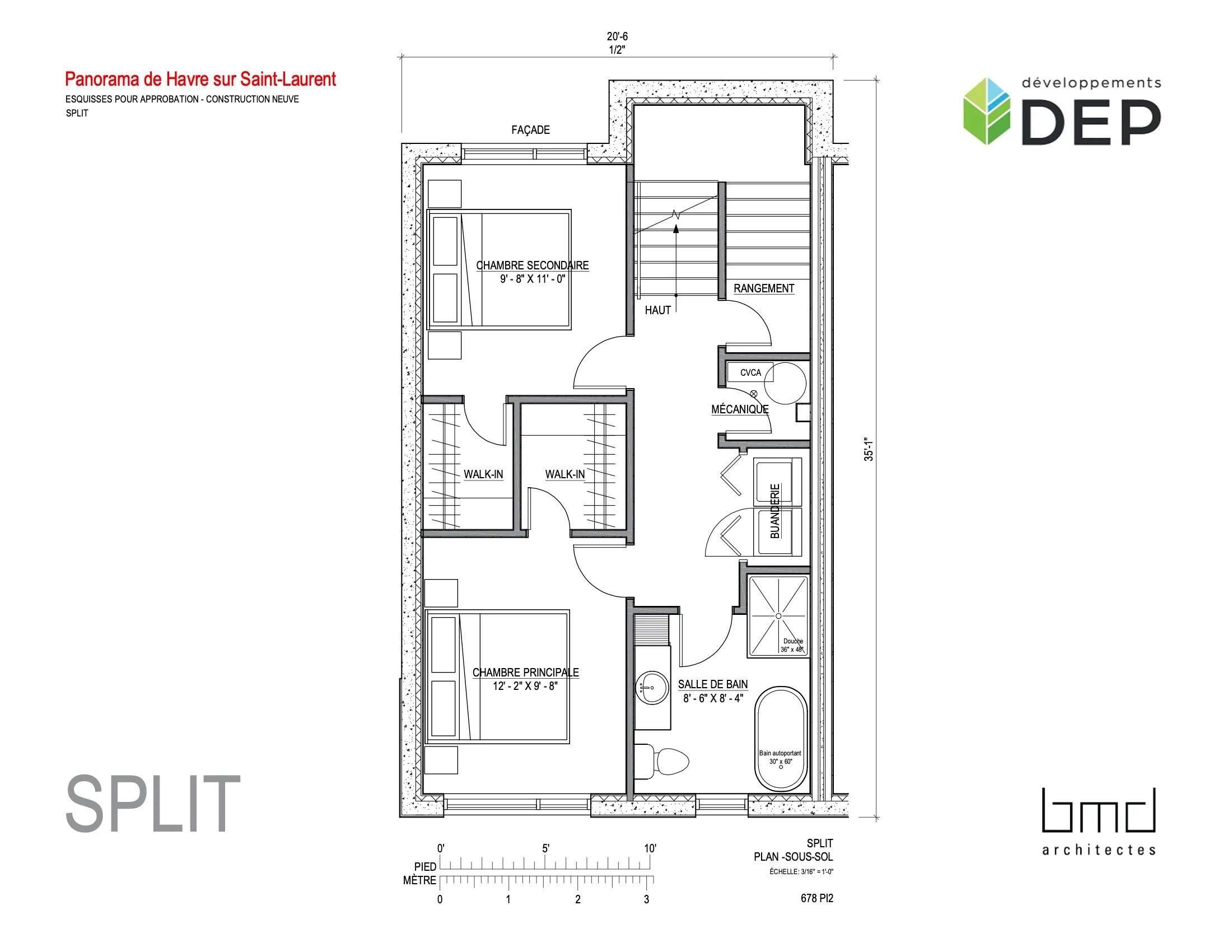 Plans client maisons de ville Horizon A_SPLIT PRÉSENTATION PLAN SOUS-SOL 2021-11-15 (1)